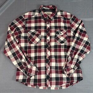 Fox Racing Riders Co XL Plaid Flannel Shirt | Button Up Moto Style